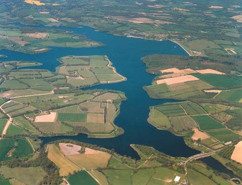 Bewl Water from the air