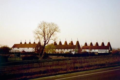 Oast Houses at the Hop farm, Paddock Wood.