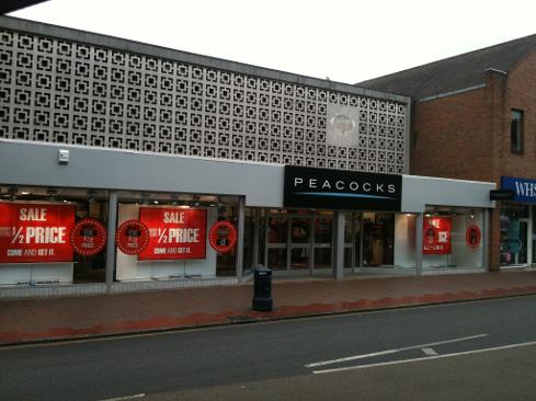 Peacocks in Tonbridge