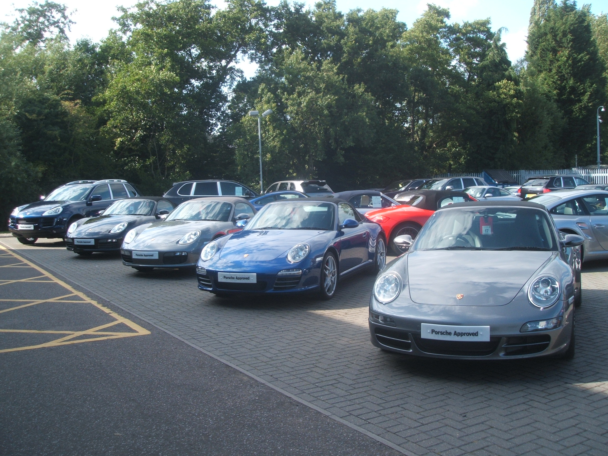 Selection of Porsches 