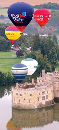 Ballons at Leeds Castle